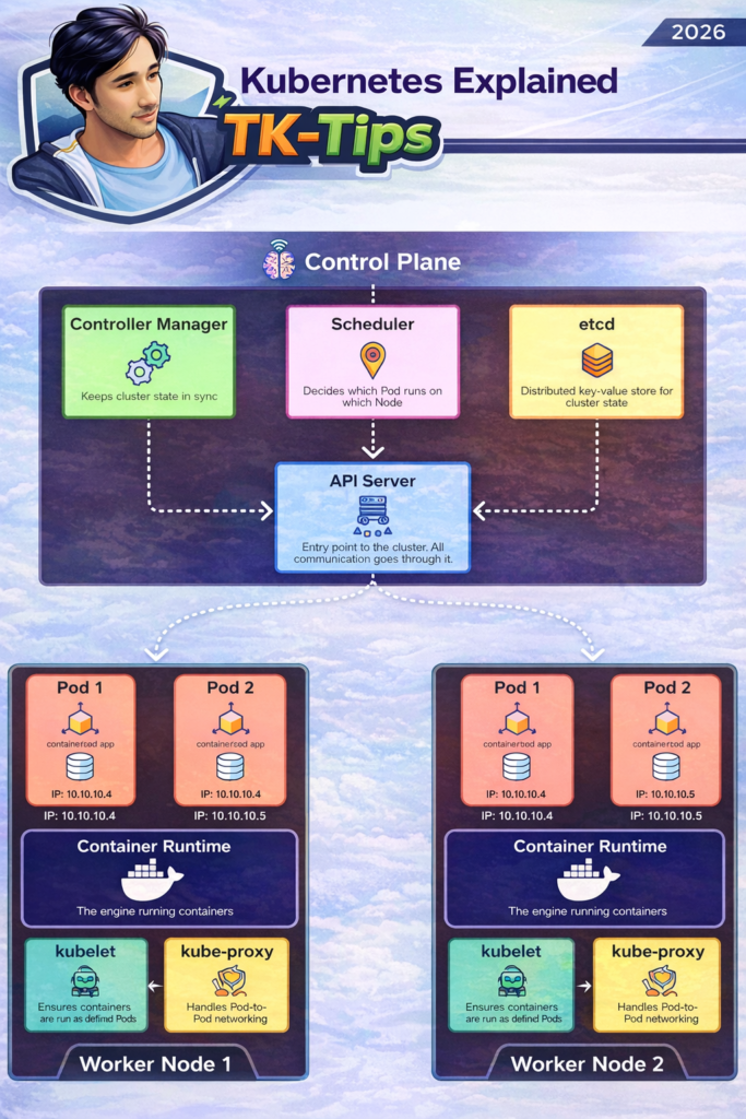 kubernetes diagram